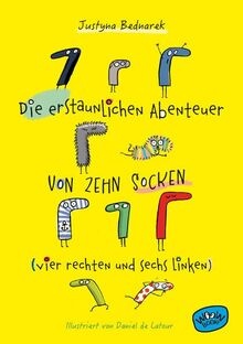 Cover: Die erstaunlichen Abenteuer von zehn Socken von Justyna Bednarek, © Verlag Arctis ein Imprint der Atrium Verlag AG
