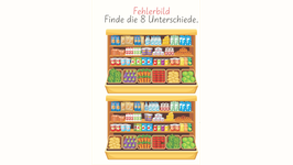 Zeichnung eines Lebensmittelstandes