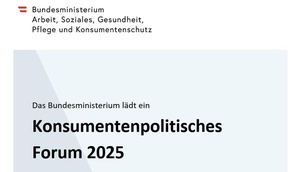 Titel der Einladung zum Konsumentenpolitischen Forum 2025