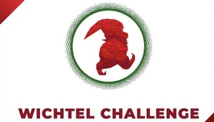 Logo der Wichtel Challenge (Bild eines roten Wichtel)