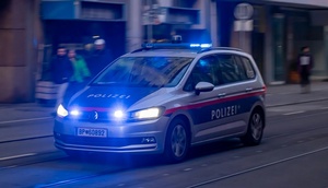 Polizeiauto mit Blaulicht