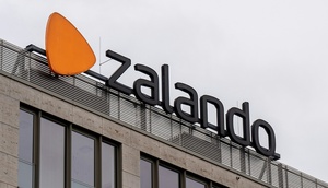 Zalando Logo auf einem Haus