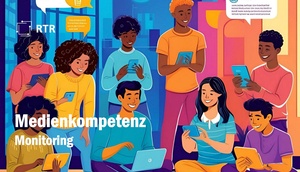 Titelseite der neuen Online-Broschüre "Medienkompetenz-Monitoring"