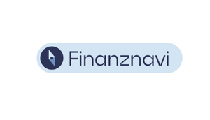 Logo des Portals "Finanznavi", das an eine Kompassnadel erinnert