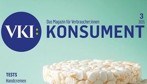 Cover der März-Ausgabe der Zeitschrift KONSUMENT