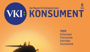 Cover der Juni-Ausgabe der Zeitschrift KONSUMENT (Gelse)
