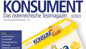 Cover Konsument, "Konsumente" mit Rama Margarine  