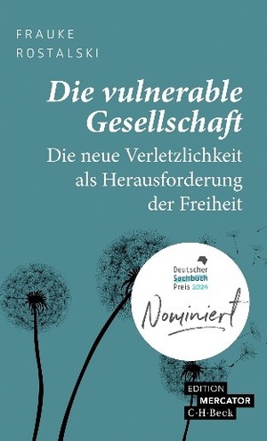 Cover: Die vulnerable Gesellschaft von Frauke Rostalski, © Verlag C.H.Beck OHG