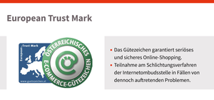 Grafik European Trust Mark, © sozialministerium/shw