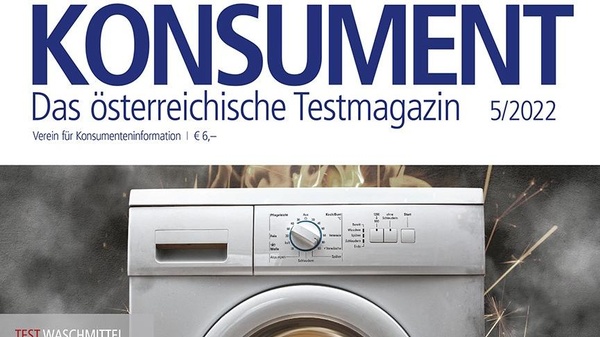 Waschmaschine, Cover Konsument , © VKI