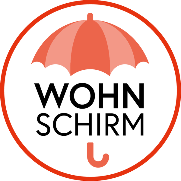 Logo Wohnschirm, Zeichnung von Regenschirm , © BMSGPK