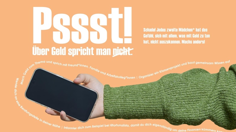 Pssst! Über Geld spricht man (nicht), © Amazone/BMASGPK Pssst! Über Geld spricht man (nicht), © Amazone/BMASGPK