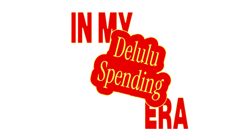 bunter Schriftzug "In my Delulu Spending Era", © BMASGPK