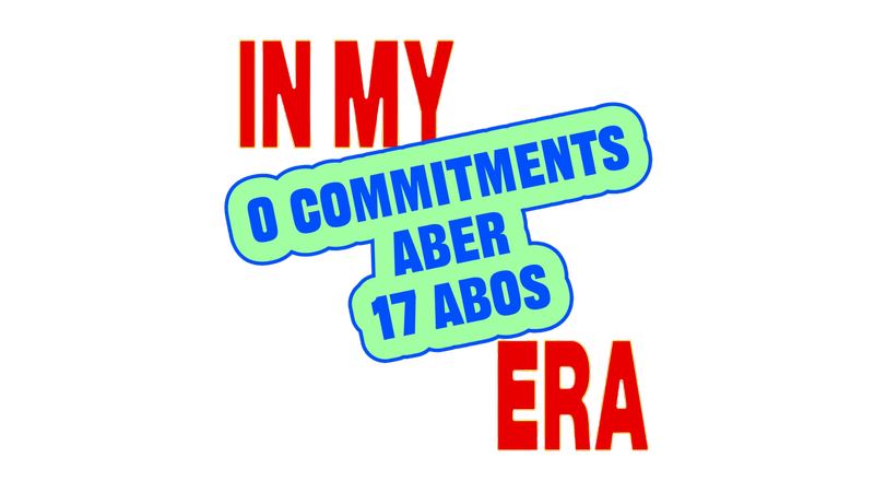 bunter Schriftzug "In my 0 Commitments aber 17 Abos Era", © BMASGPK