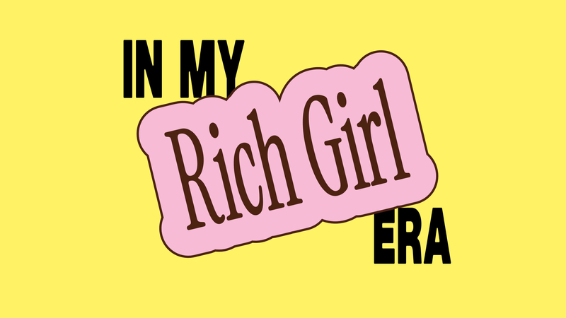 bunter Schriftzug "In my Rich Girl Era", © BMASGPK