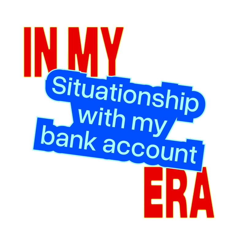 bunter Schrifzug "In my Situationshop with my Bank Account Era", © BMASGPK