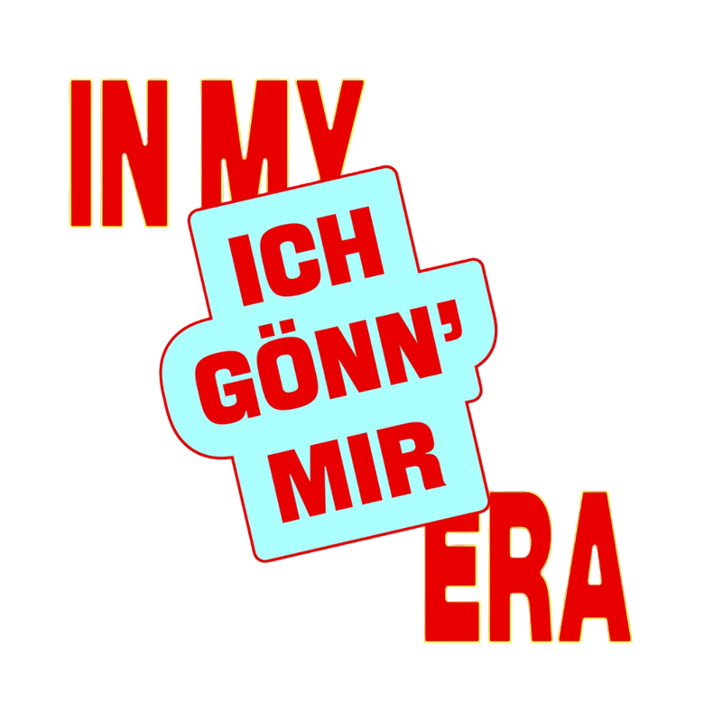 bunter Schrifzug "In my Situationshop with my Bank Account Era", © BMASGPK