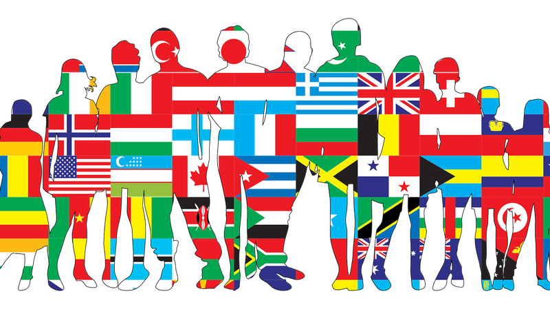 Schematische Darstellung einer Personengruppe mit internationalen Flaggen, © Bild von <a href="https://pixabay.com/de/users/openclipart-vectors-30363/?utm_source=link-attribution&utm_medium=referral&utm_campaign=image&utm_content=2026066">OpenClipart-Vectors</a> auf <a href="https://pixabay.com/de/?utm_source=link-attribution&utm_medium=referral&utm_campaign=image&utm_content=2026066">Pixabay</a> Schematische Darstellung einer Personengruppe mit internationalen Flaggen, © Bild von <a href="https://pixabay.com/de/users/openclipart-vectors-30363/?utm_source=link-attribution&utm_medium=referral&utm_campaign=image&utm_content=2026066">OpenClipart-Vectors</a> auf <a href="https://pixabay.com/de/?utm_source=link-attribution&utm_medium=referral&utm_campaign=image&utm_content=2026066">Pixabay</a>