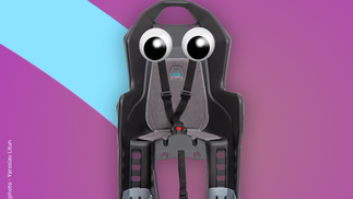 Kindersitz mit Augen