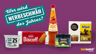 Abbildung der nominierten Lebensmittelprodukte zum 