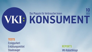 Cover der Oktober-Ausgabe der Zeitschrift KONSUMENT 