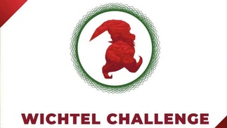 Logo der Wichtel Challenge (Bild eines roten Wichtel)