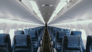 leeres Flugzeug