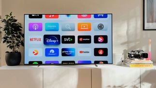 Bildschirm mit Icons von verschiedenen Streaminganbietern