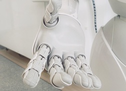 Hand eines Roboters